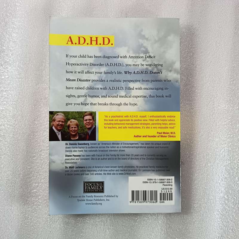 Why A.D.H.D. Doesnt Mean Disaster by Swanberg, Passno & Larimore | Hope for Parents