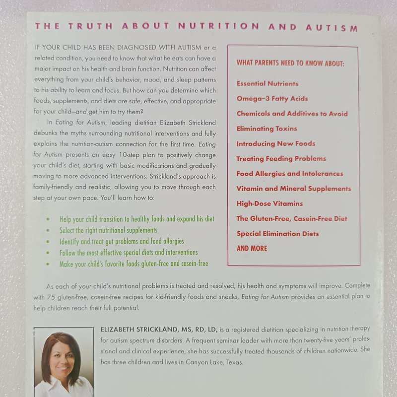 Eating for Autism by Elizabeth Strickland | 10Step Diet Plan & 75 KidFriendly Recipes