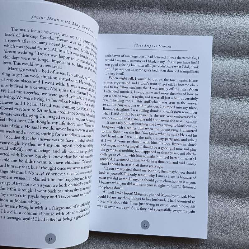 Three Steps to Heaven  Janine Haun's Journey from Trauma to Redemption