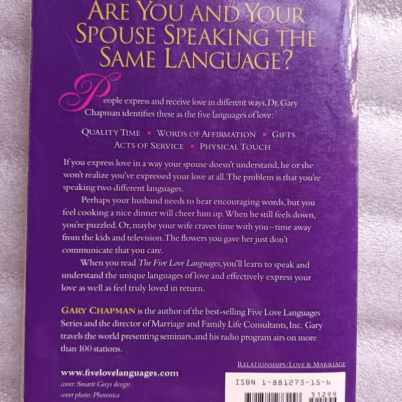 The 5 Love Languages  Gary Chapmans Guide to Deeper Relationship Connection