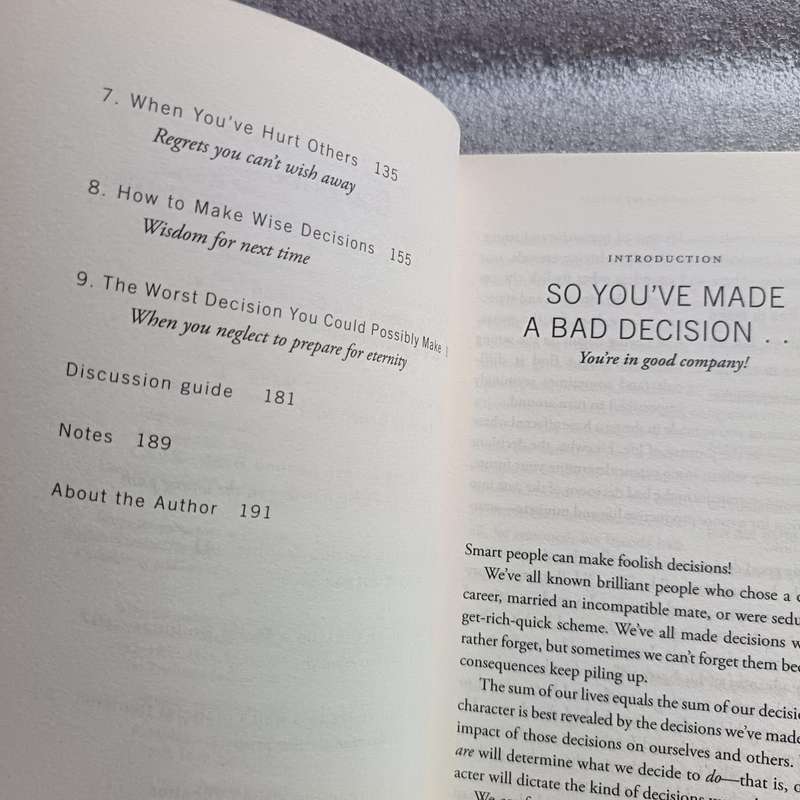 Making the Best of a Bad Decision by ErwinW.Lutzer | Regret, Grace, Christian SelfHelp