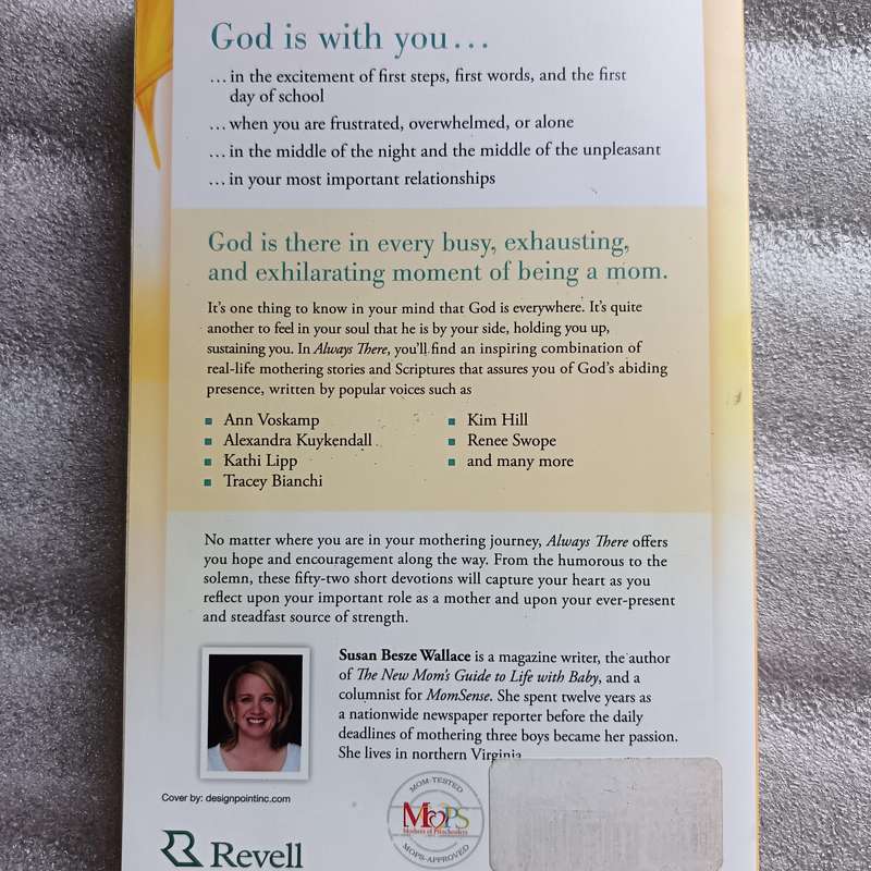 Always There by Susan Besze Wallace | Devotional Reflections for Moms, God's Presence