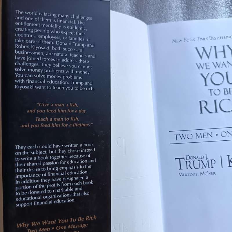 Why We Want You To Be Rich by Donald Trump & Robert Kiyosaki | Personal Finance, Entrepreneurship
