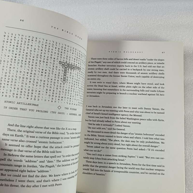 The Bible Code by Michael Drosnin | Hidden Messages, Torah Code, Predictions