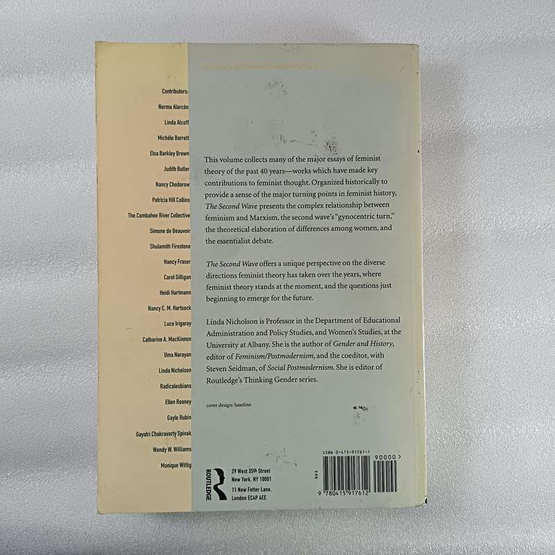 The Second Wave  A Reader in Feminist Theory | Foundational Texts from 1960s1990s