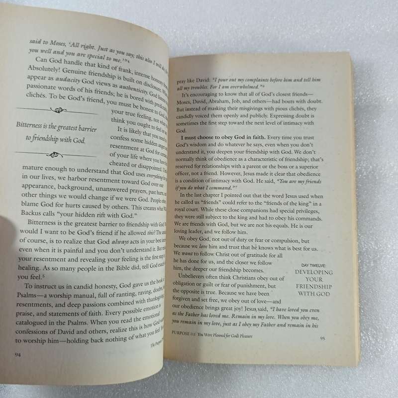 The Purpose Driven Life by Rick Warren | 40-Day Spiritual Journey to Discover Purpose