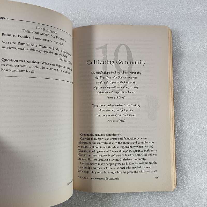The Purpose Driven Life by Rick Warren | 40-Day Spiritual Journey to Discover Purpose