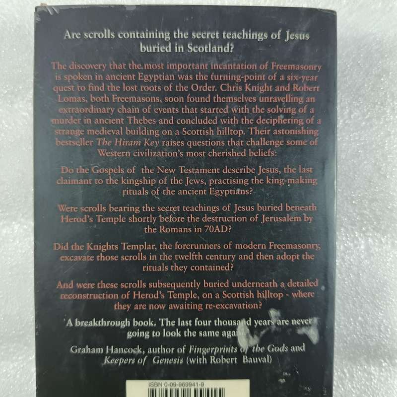 The Hiram Key - Christopher Knight | Freemasons, Pharaohs, Secret Scrolls, Jesus, Conspiracy