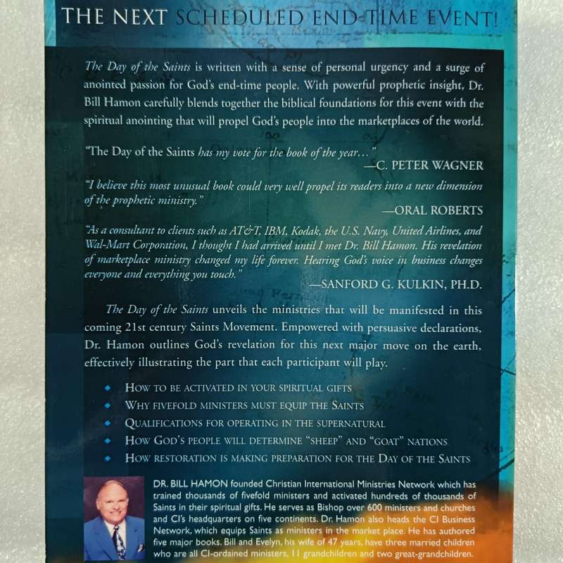 The Day of the Saints by Dr. Bill Hamon | Prophetic Movement, End-Time Church, Destiny