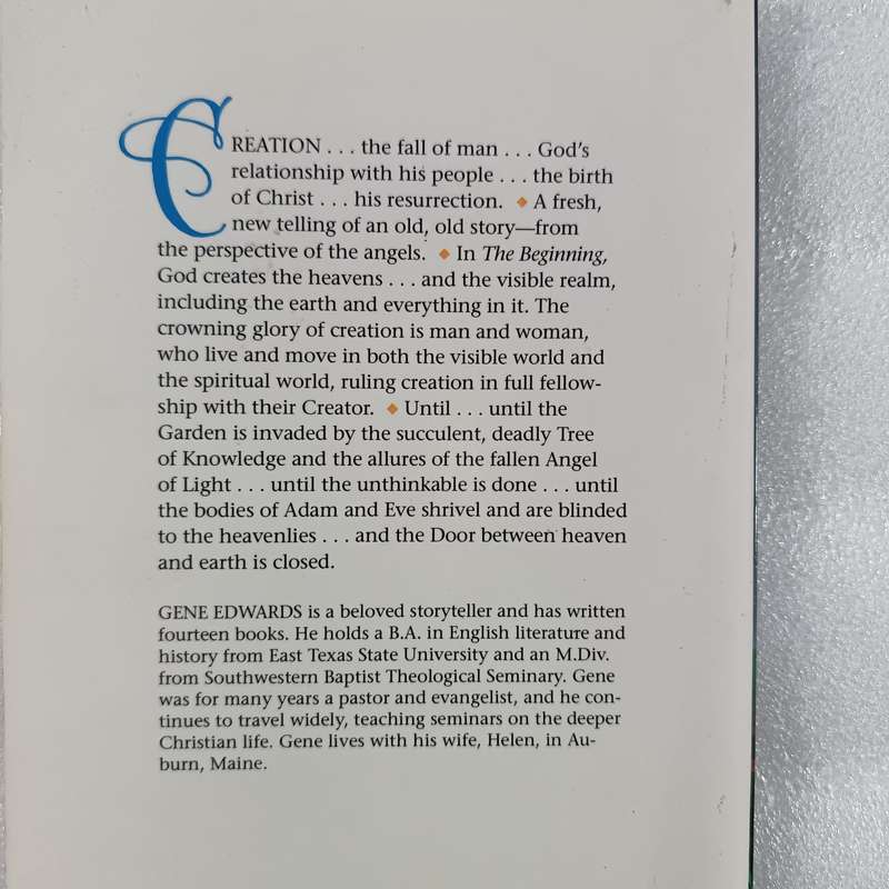 The Beginning by Gene Edwards | Chronicles of Heaven #1, Creation & Angelic Perspectives