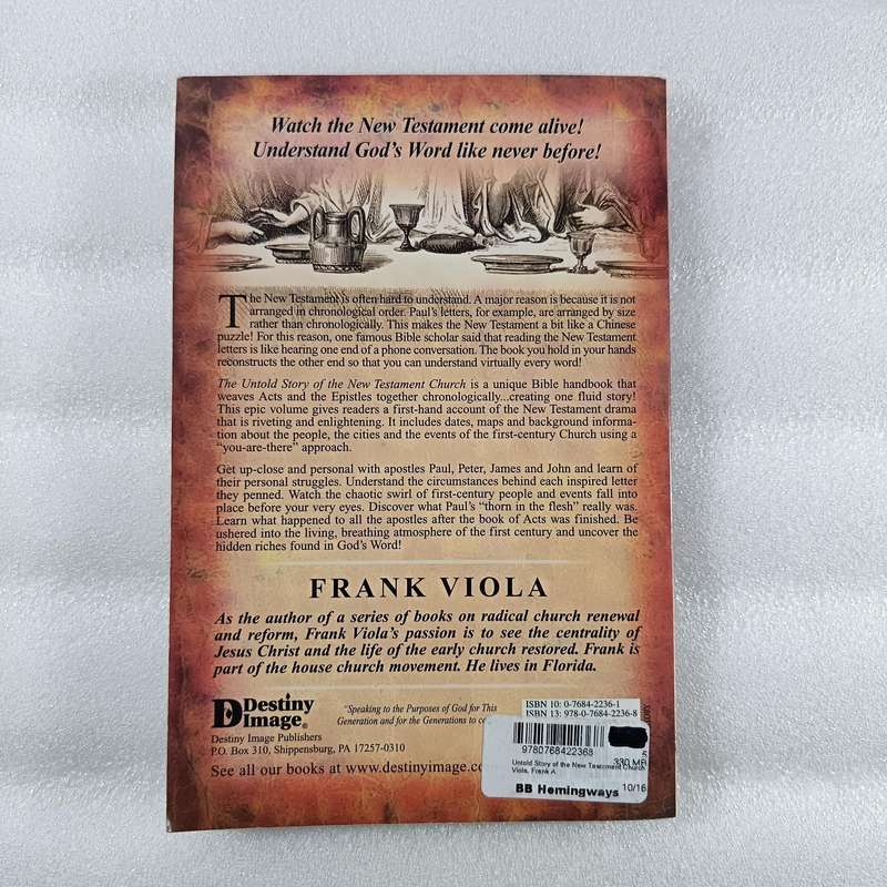 The Untold Story of the New Testament Church by Frank Viola | Rediscovering Early Believers