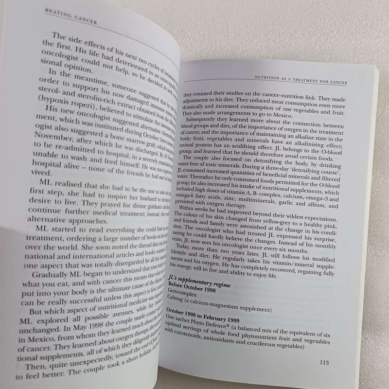 Beating Cancer by Willem Serfontein | Holistic Cancer Care, Nutrition & Treatment Guide