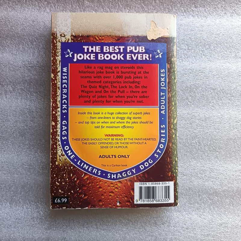 The Biggest Pub Joke Book Ever! by IvorBaddiel & IanStone | Over 1,500 Pub Jokes