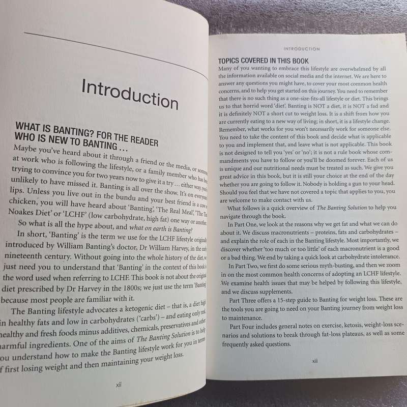 The Banting Solution by Bernadine Douglas & Bridgette Allan | Banting & LCHF Lifestyle Guide