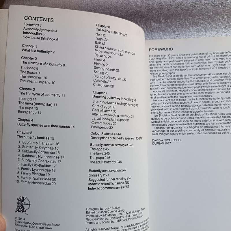 Field Guide to the Butterflies of Southern Africa by Ivor Migdoll | 620+ Photographs & 232 Species