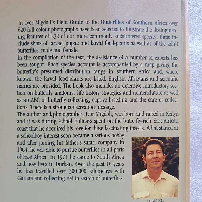 Field Guide to the Butterflies of Southern Africa by Ivor Migdoll | 620+ Photographs & 232 Species