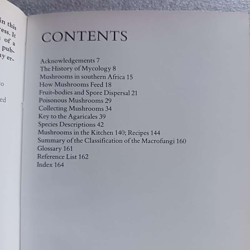 A Field Guide to the Mushrooms of South Africa by Hilda Levin, Margo Branch, Simon Rappoport & Derek