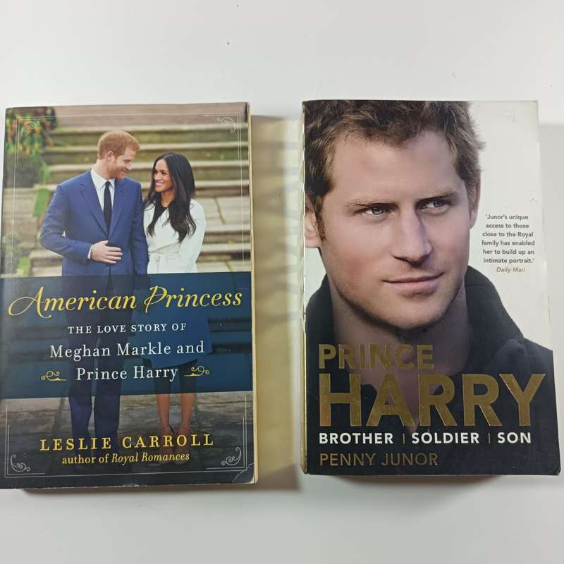 American Princess & Prince Harry Bundle | Leslie Carroll & Penny Junor Royal Biographies