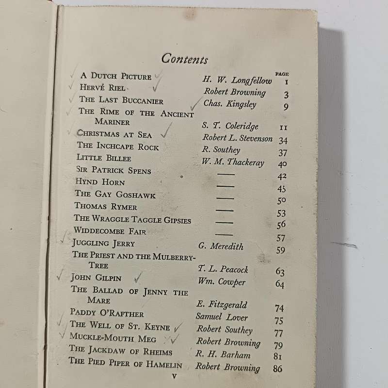 Narrative Poetry by John R. Crossland | 1957 Vintage Hardcover | Classic Poem Anthology