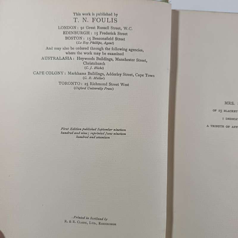 The Master Musicians by Cuthbert Hadden | 1919 T.N. Foulis | Vintage Music Biographies