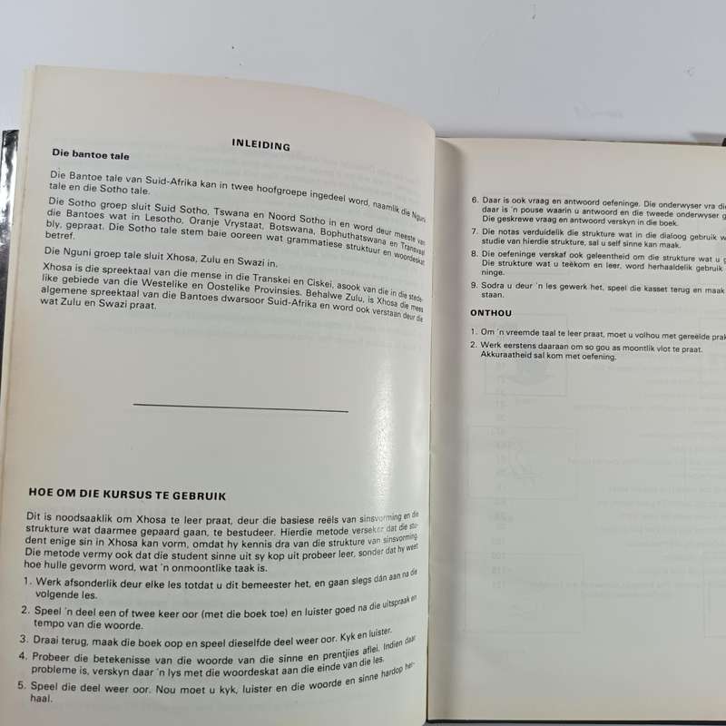 IsiXhosa Language Systems (Vintage) | Early Xhosa Language Education | Classic Reference