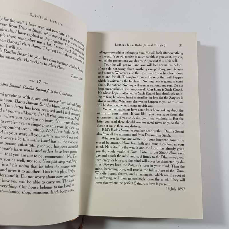 Spiritual Letters from Baba Jaimal Singh Ji Maharaj (18961903) | RSSB Classic Guidance