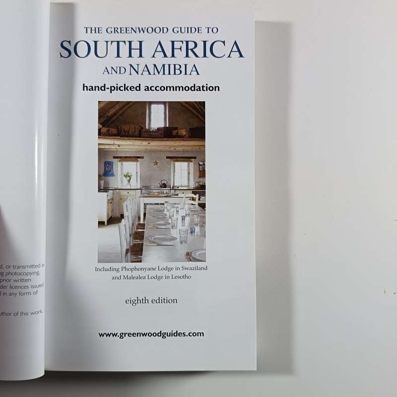 The Greenwood Guide to South Africa and Namibia by Simon Greenwood | HandPicked Accommodation & Tra