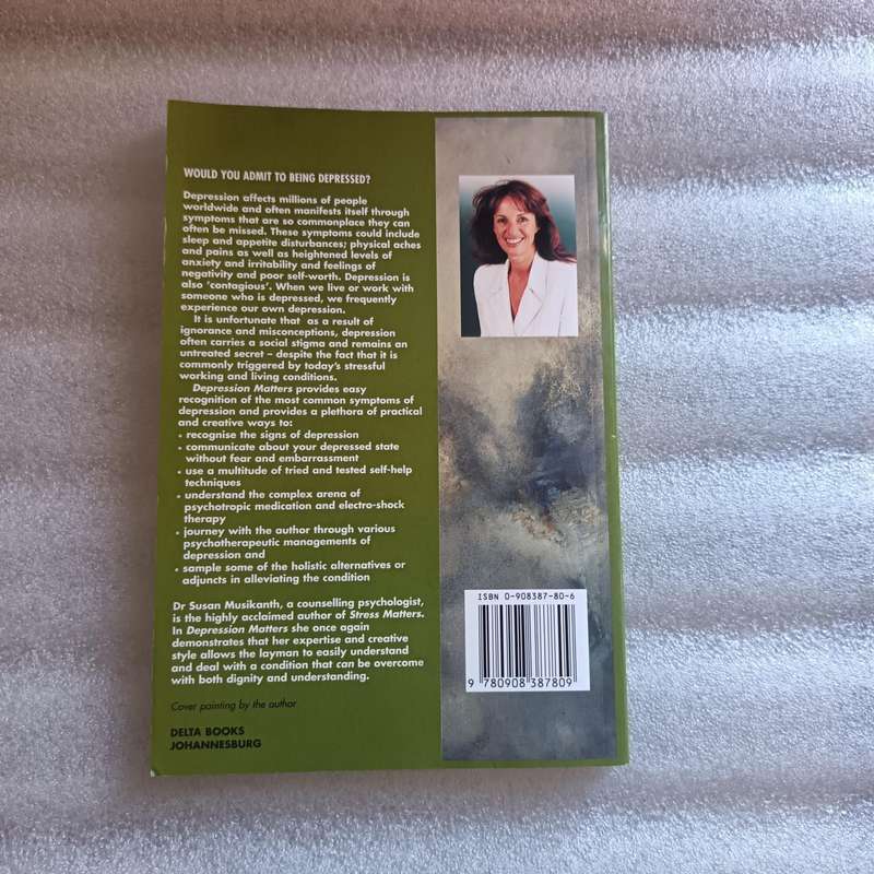 Depression Matters by Dr Susan Musikanth | Recognize & Manage Depression, SelfHelp Guide