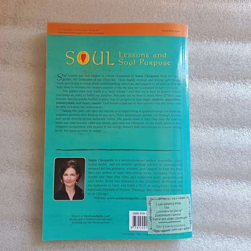 Soul Lessons and Soul Purpose by Sonia Choquette | Channeled Guide to Your Life Purpose
