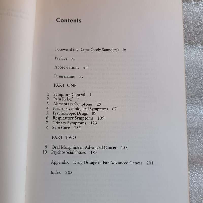 Therapeutics in Terminal Cancer  Twycross & Lack  Clinical Oncology Reference Guide