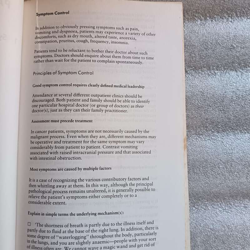 Therapeutics in Terminal Cancer  Twycross & Lack  Clinical Oncology Reference Guide