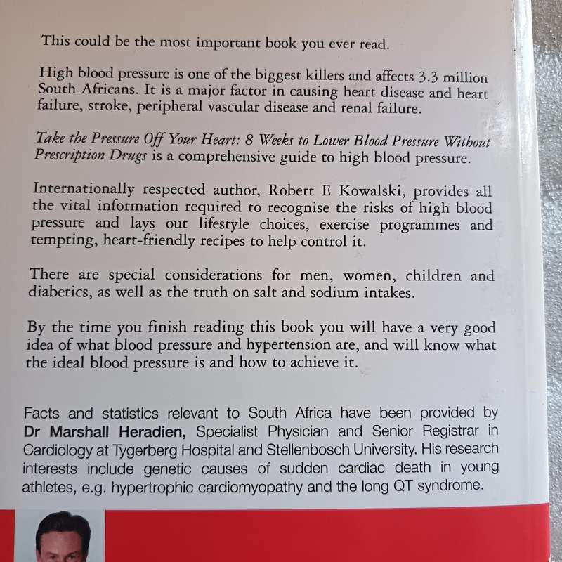 Take the Pressure Off Your Heart by Robert E. Kowalski | 8Week Plan to Lower Blood Pressure