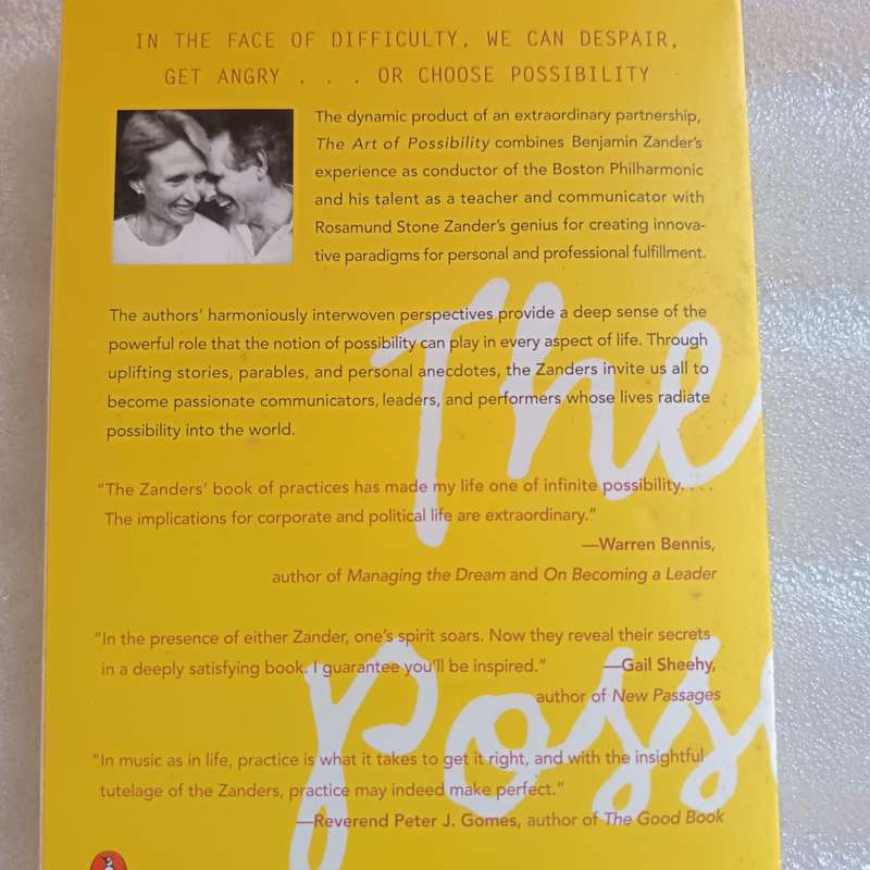 The Art of Possibility by Rosamund Stone Zander & Benjamin Zander | Transform Personal & Professiona