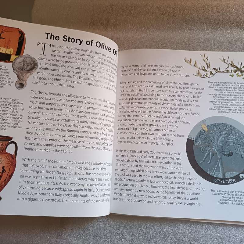 Olive Oil: An Italian Pantry by Leonardo Romanelli  Fully Illustrated Hardcover Guide