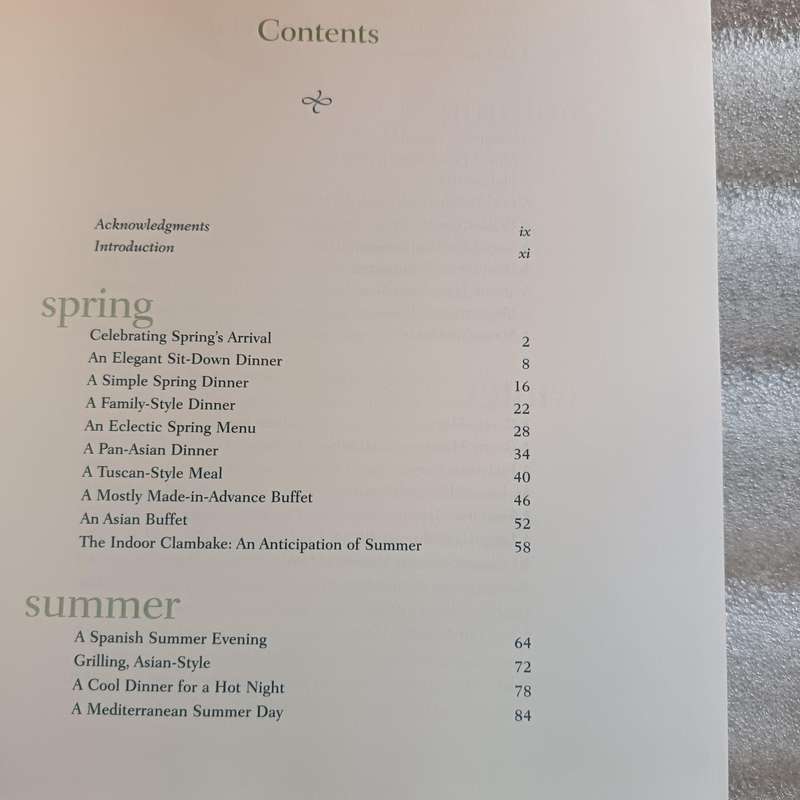 The Minimalist Entertains by Mark Bittman  Hardcover, Seasonal Party Menus