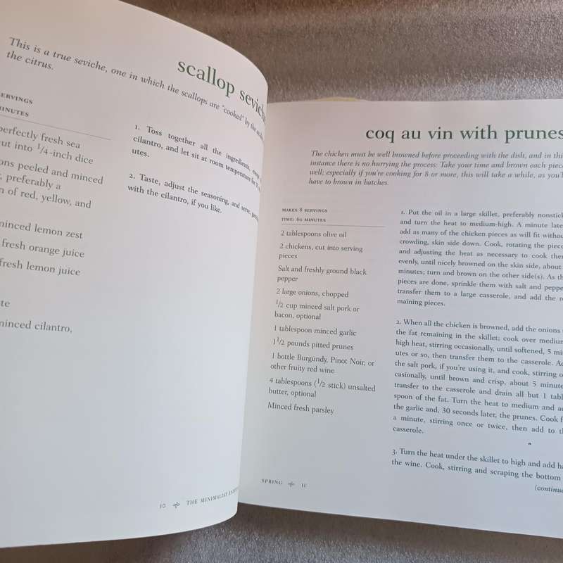 The Minimalist Entertains by Mark Bittman  Hardcover, Seasonal Party Menus