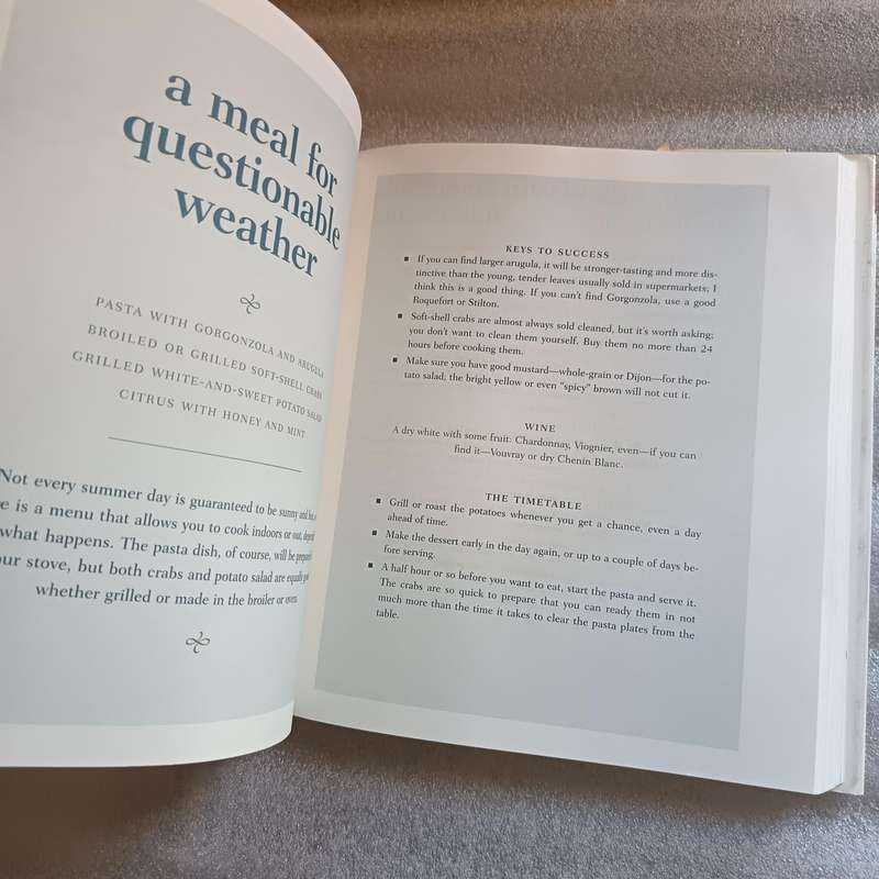 The Minimalist Entertains by Mark Bittman  Hardcover, Seasonal Party Menus