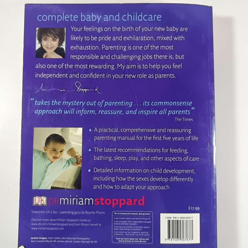 Complete Baby and Childcare by Dr Miriam Stoppard | Expert Guide for Ages 05