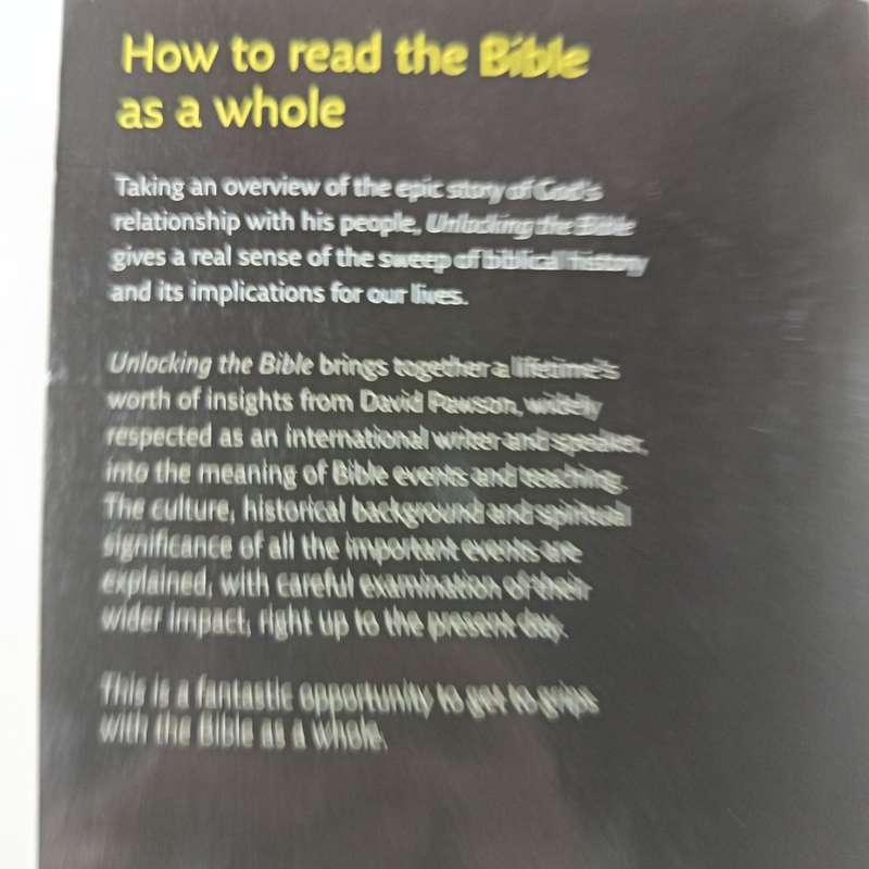 Unlocking The Bible by David Pawson | Comprehensive Guide to the Old & New Testaments