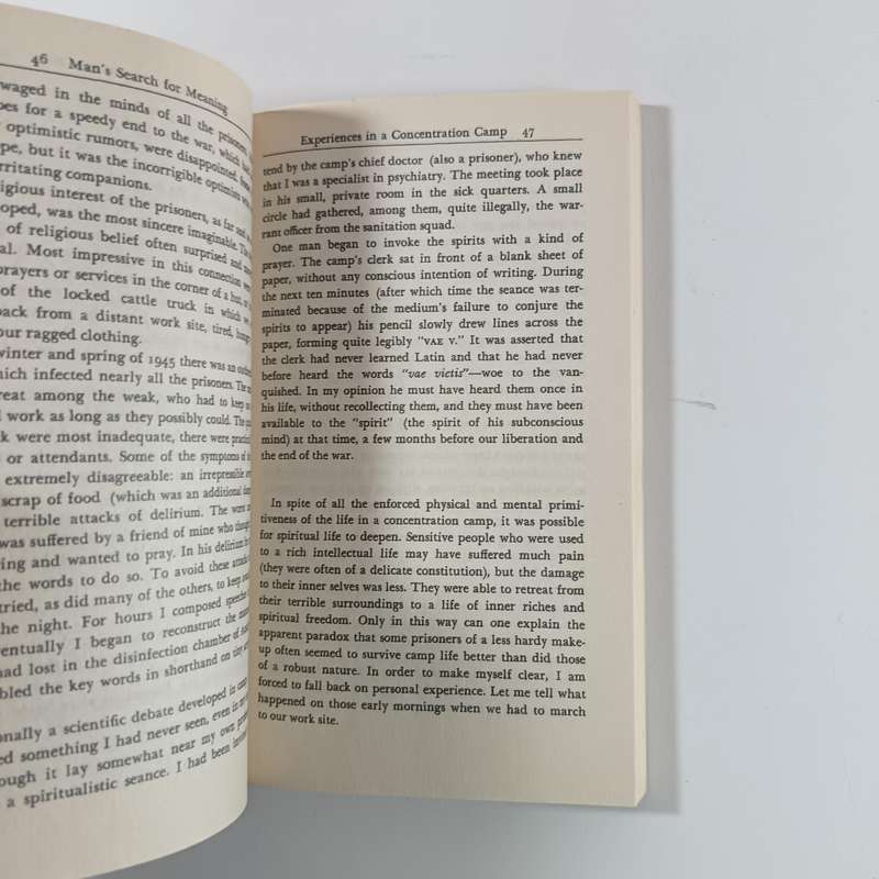 Mans Search for Meaning by Viktor E.Frankl | Spiritual Memoir & Logotherapy Classic