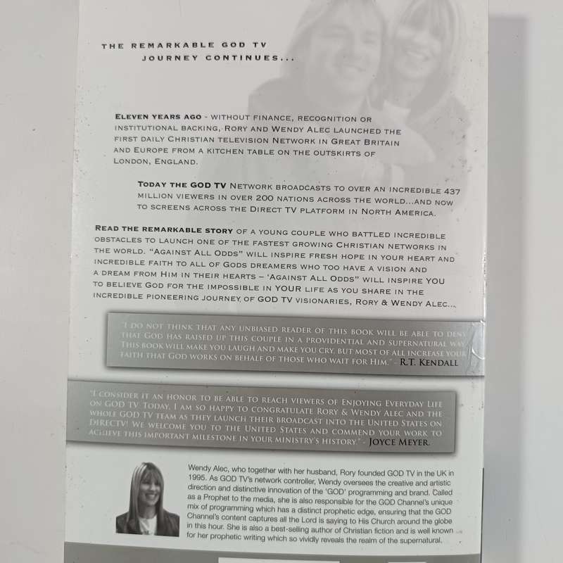 Against All Odds by Wendy Alec | Inspirational Story: Founding GODTV in Europe