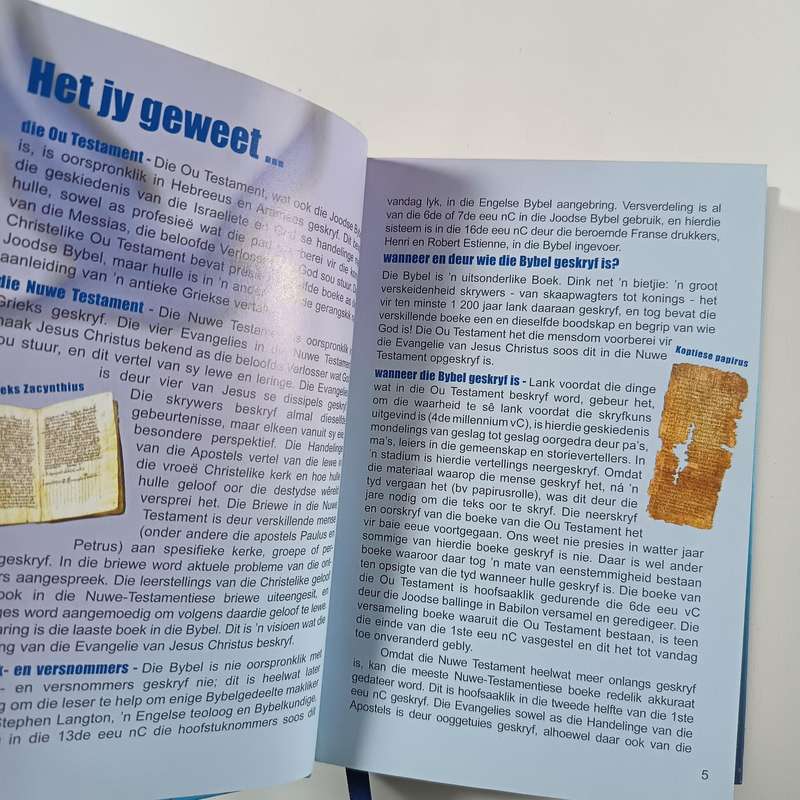 Bybel Nuwe Vertaling 83 (Blou) | Standaard Jeuguitgawe | Christen, Afrikaanse Bybel