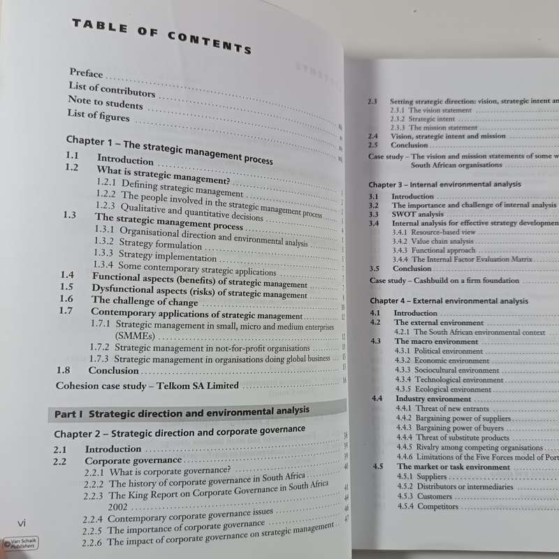 Strategic Management: Southern African Concepts and Cases by T. Ehlers & K. Lazenby | Business Strat
