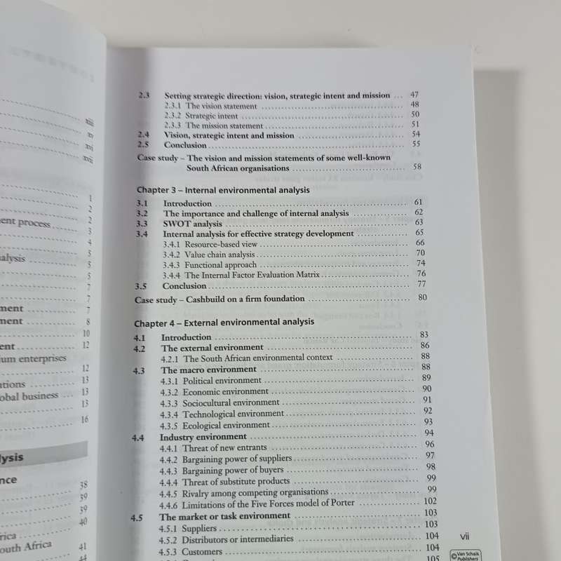 Strategic Management: Southern African Concepts and Cases by T. Ehlers & K. Lazenby | Business Strat