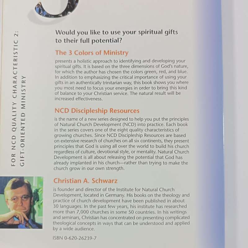 The 3 Colors of Ministry by Christian A. Schwarz | Trinitarian Spiritual Gifts Inventory & Guide