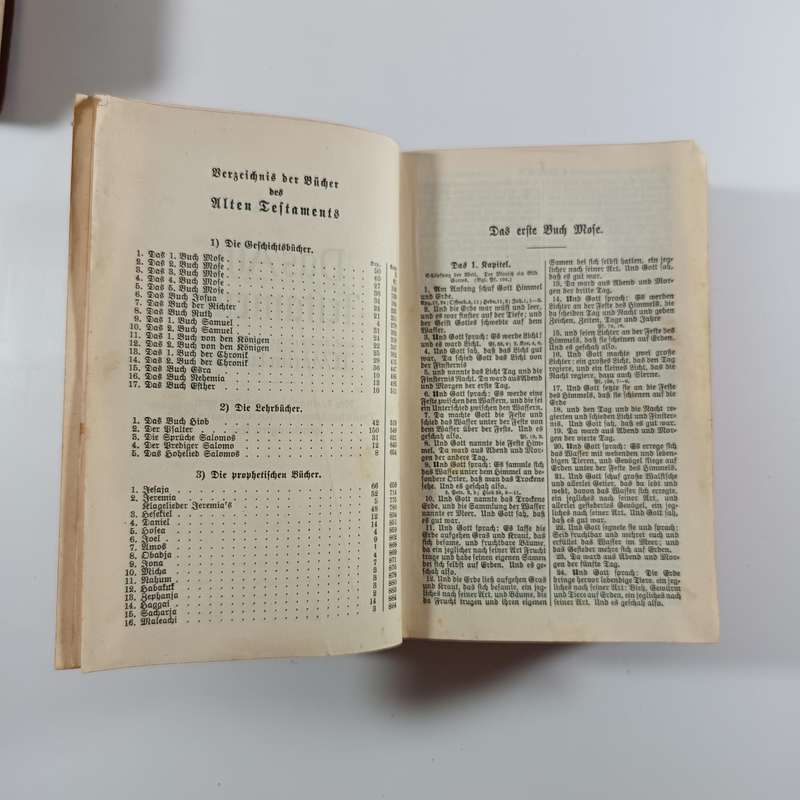 Gelöscht  Alte Biebel (1958) | Vintage German Bible | Antique Christian Scripture | Martin Luther T