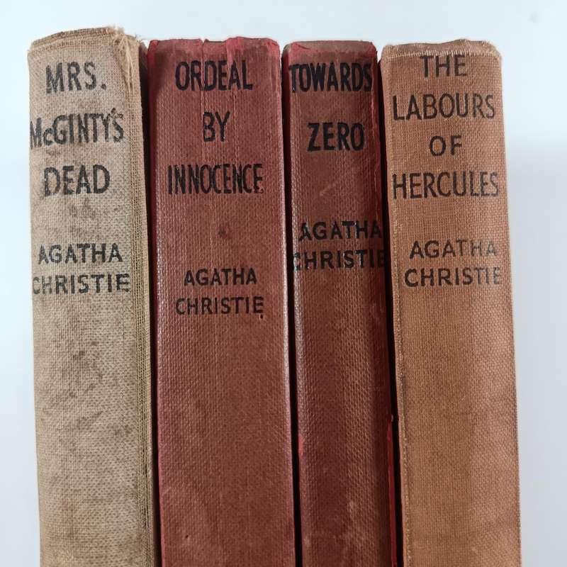 Vintage Agatha Christie 4 Book Bundle | 1940s1950s Editions | Classic Crime Fiction