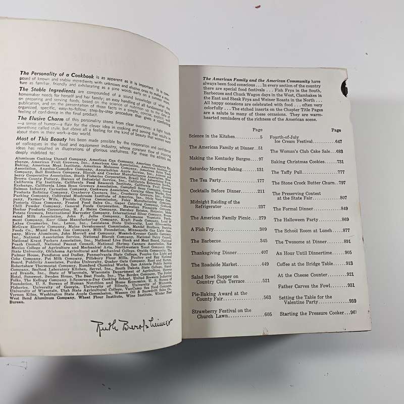The New Family Cook Book Edited by Ruth Berolzheimer | Vintage Cookbook, 1950s