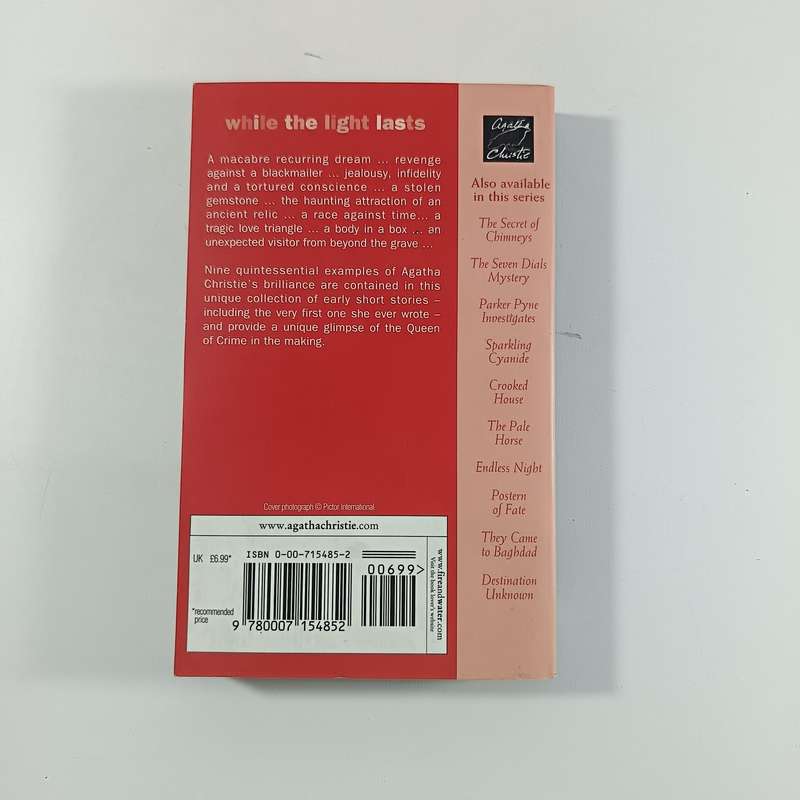While the Light Lasts  by Agatha Christie | Classic Mystery