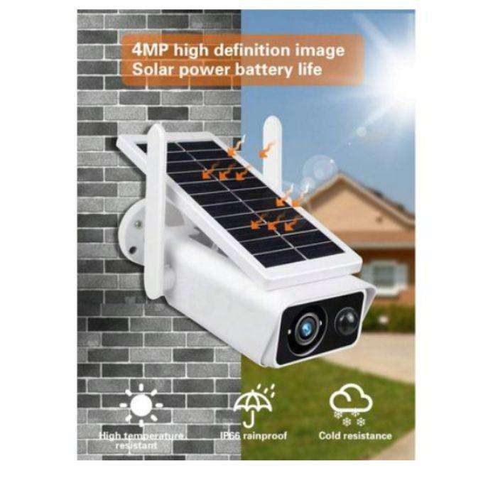 Solar Powered Wireless Security Camera Using Wifi